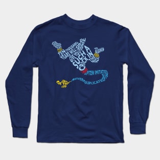 3 Wishes - Genie Inspired Quote Design Long Sleeve T-Shirt